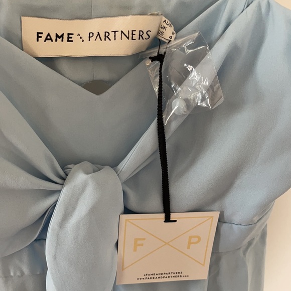 Fame and Partners Baby Blue Dress - Picture 3 of 4
